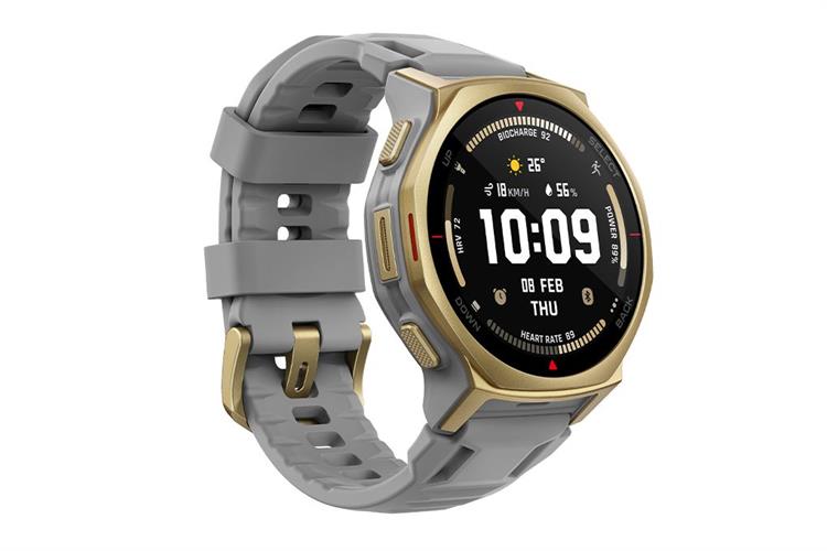 Amazfit T-Rex 3 Pro 44mm dây silicone Màu Xám/Vàng
