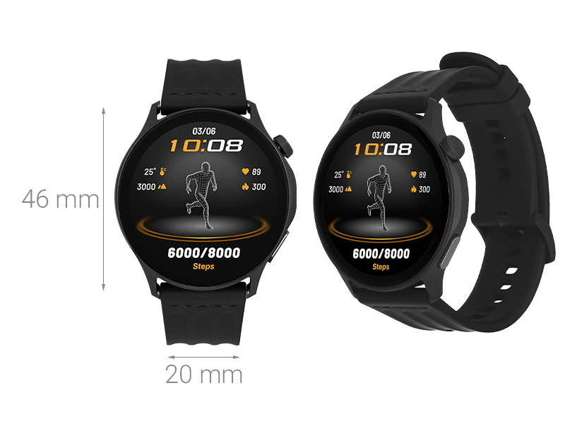 OPPO Watch S 46mm dây cao su