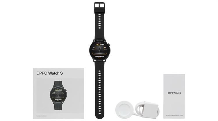 OPPO Watch S 46mm dây cao su Màu Đen