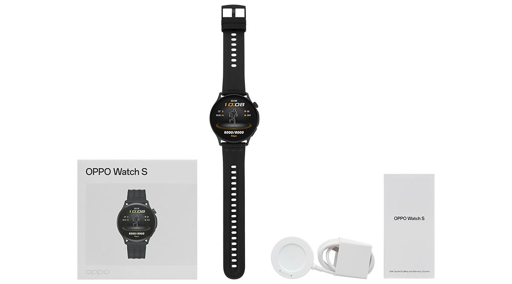 OPPO Watch S 46mm dây cao su Màu Đen