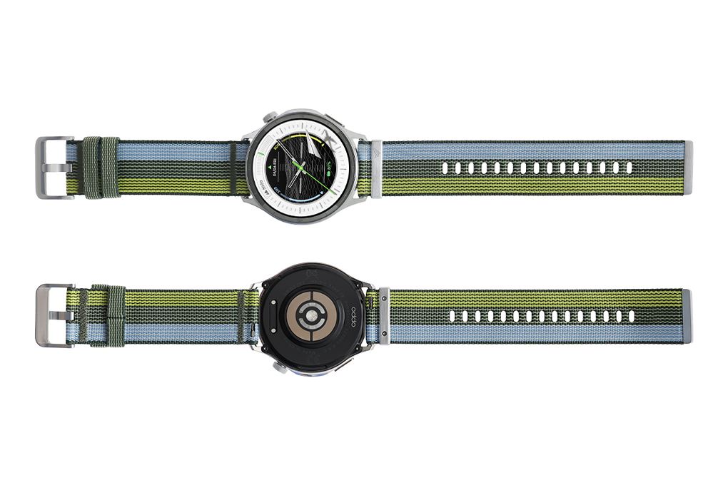 OPPO Watch S 46mm dây nylon Màu Xanh - Xám