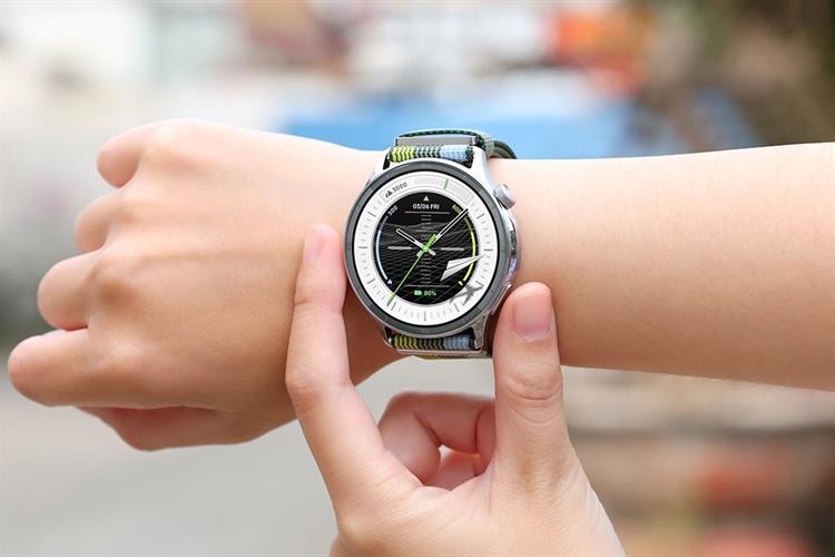 OPPO Watch S 46mm dây nylon Màu Xanh - Xám