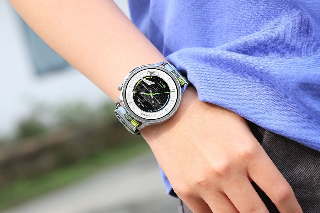 OPPO Watch S 46mm dây nylon Màu Xanh - Xám