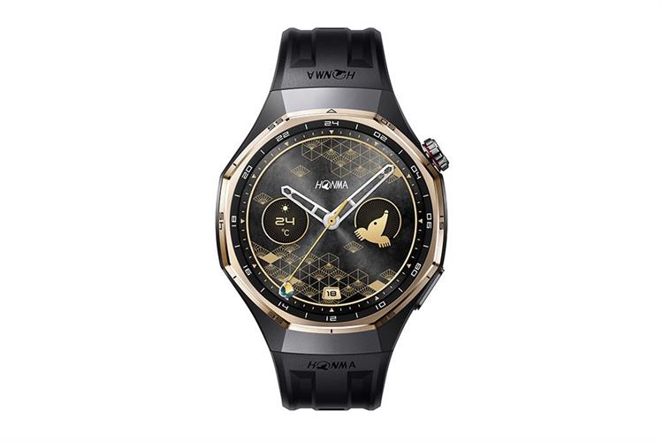 Huawei Watch GT 6 Pro Honma 46mm viền Titanium dây Fluor Màu Đen