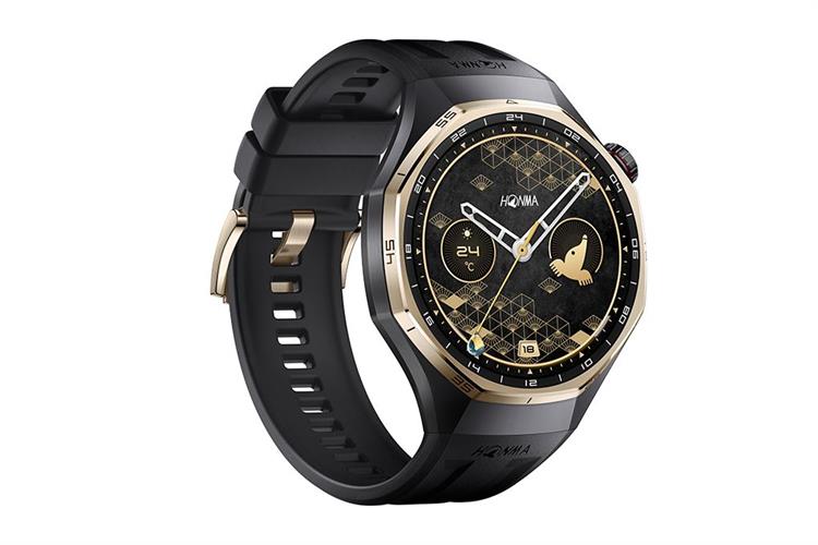 Huawei Watch GT 6 Pro Honma 46mm viền Titanium dây Fluor Màu Đen