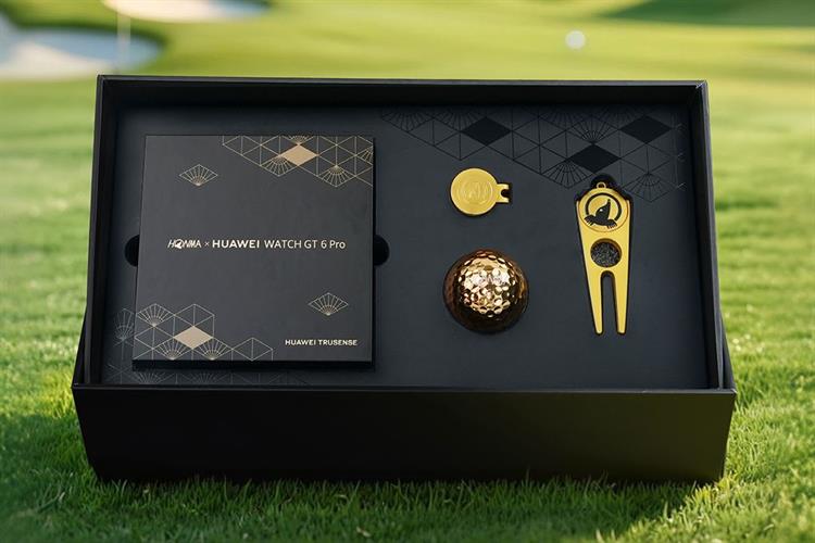 Huawei Watch GT 6 Pro Honma 46mm viền Titanium dây Fluor Màu Đen