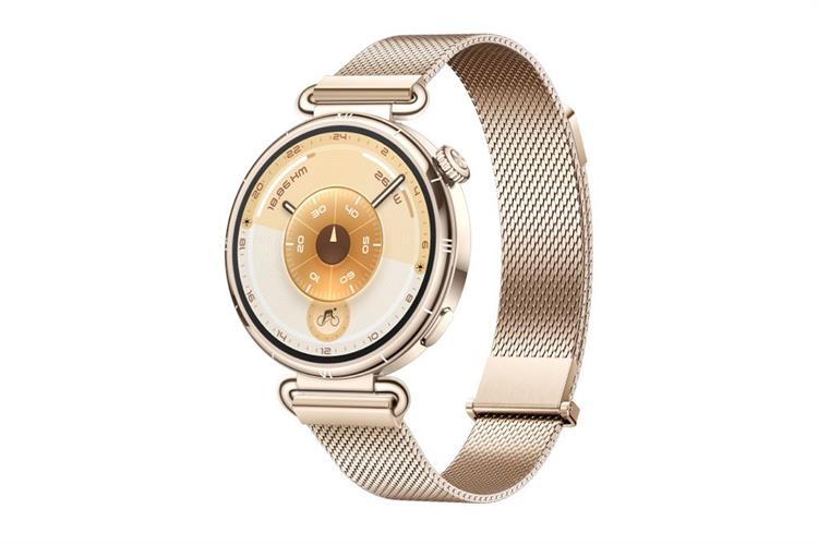 Huawei Watch GT 6 41mm viền thép dây Milanese Màu Vàng