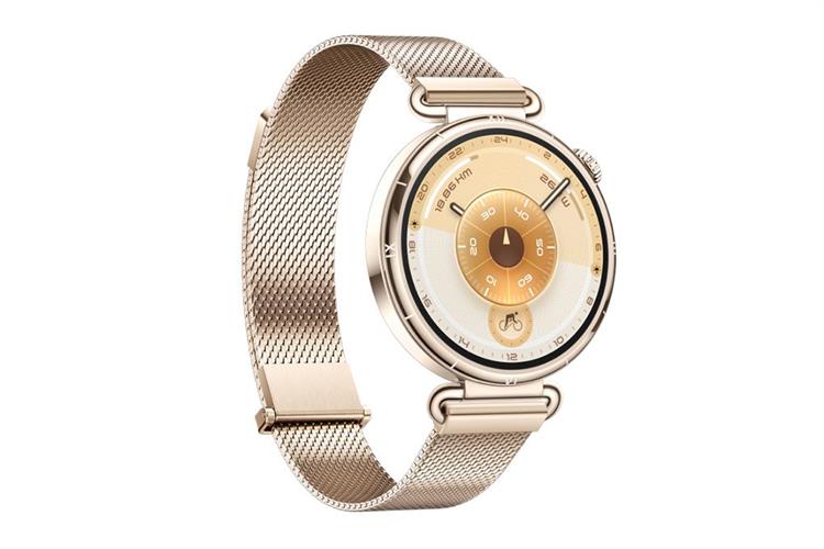 Huawei Watch GT 6 41mm viền thép dây Milanese Màu Vàng
