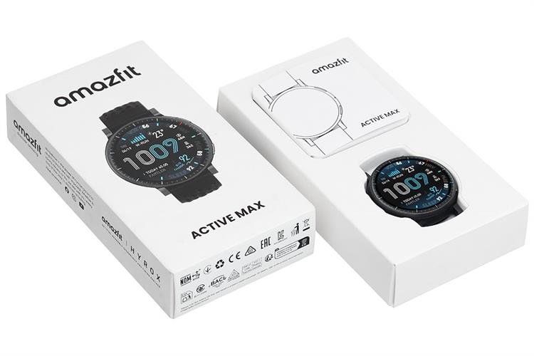 Amazfit Active Max 46mm dây silicone Màu Đen