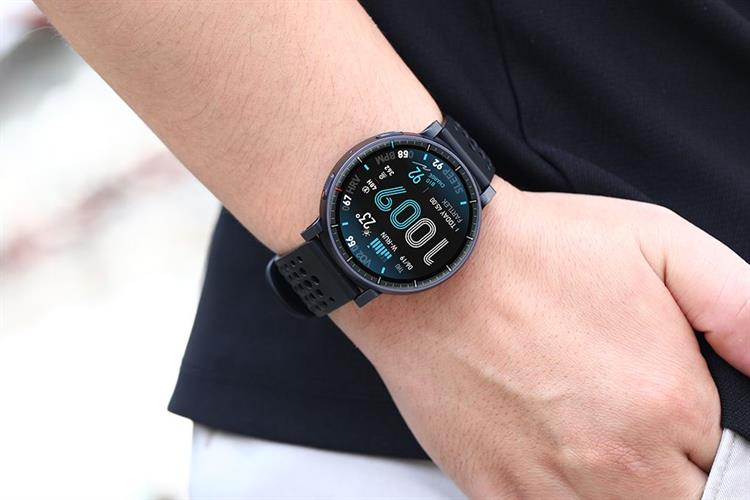Amazfit Active Max 46mm dây silicone Màu Đen