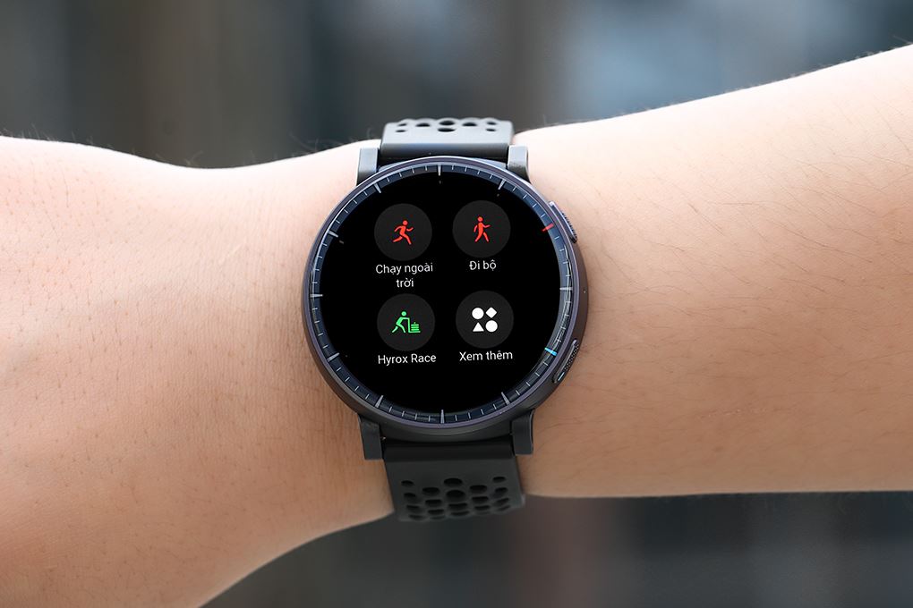 Amazfit Active Max 46mm dây silicone Màu Đen