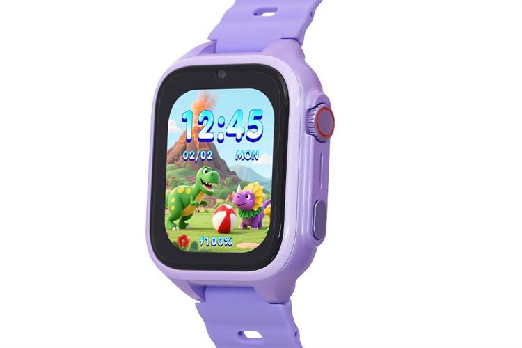 Đồng hồ định vị trẻ em Kidcare Sight S26 4G Màu Tím