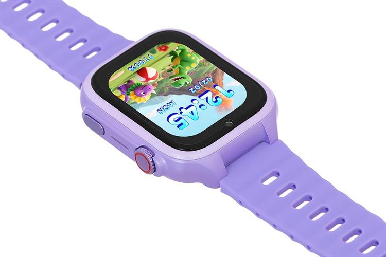Đồng hồ định vị trẻ em Kidcare Sight S26 4G Màu Tím