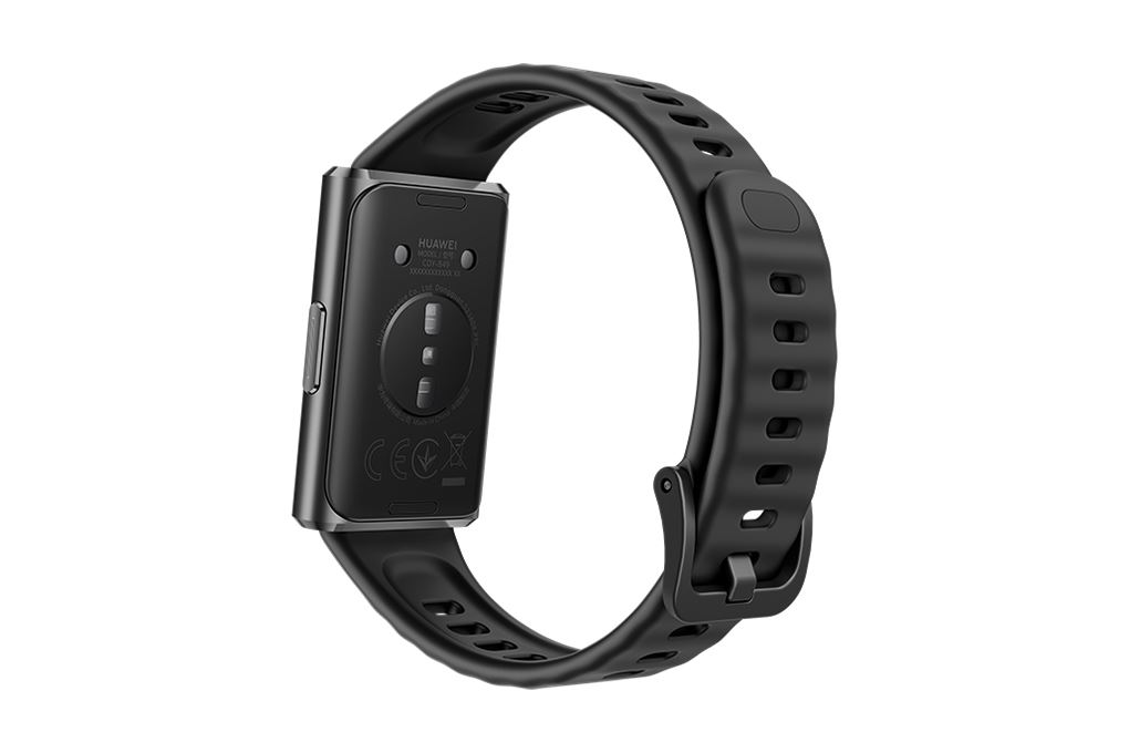 Vòng đeo tay thông minh Huawei Band 11 Pro dây Fluor Màu Đen