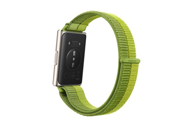 Vòng đeo tay thông minh Huawei Band 11 Pro dây nylon dệt Màu Xanh lá