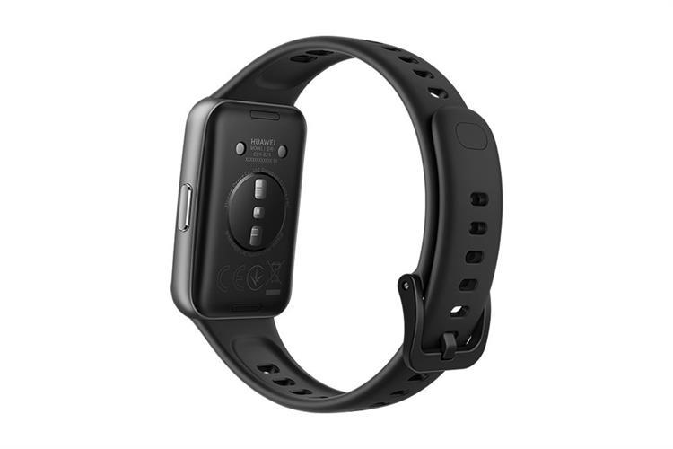 Vòng đeo tay thông minh Huawei Band 11 viền nhôm dây Fluor Màu Đen