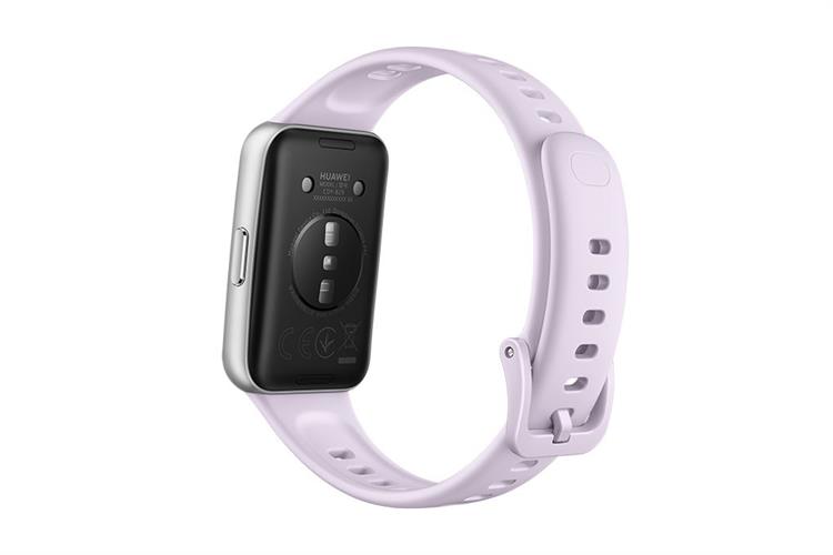 Vòng đeo tay thông minh Huawei Band 11 viền nhôm dây Fluor Màu Tím