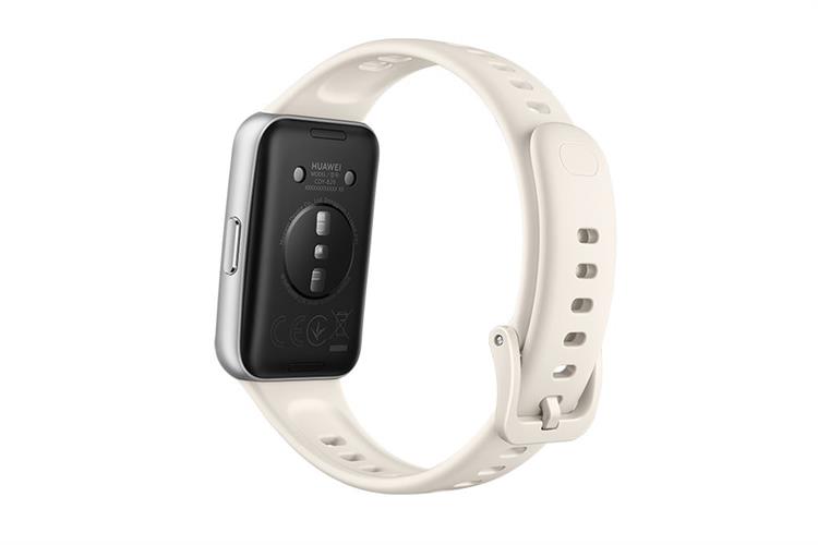 Vòng đeo tay thông minh Huawei Band 11 viền nhôm dây Fluor Màu Trắng