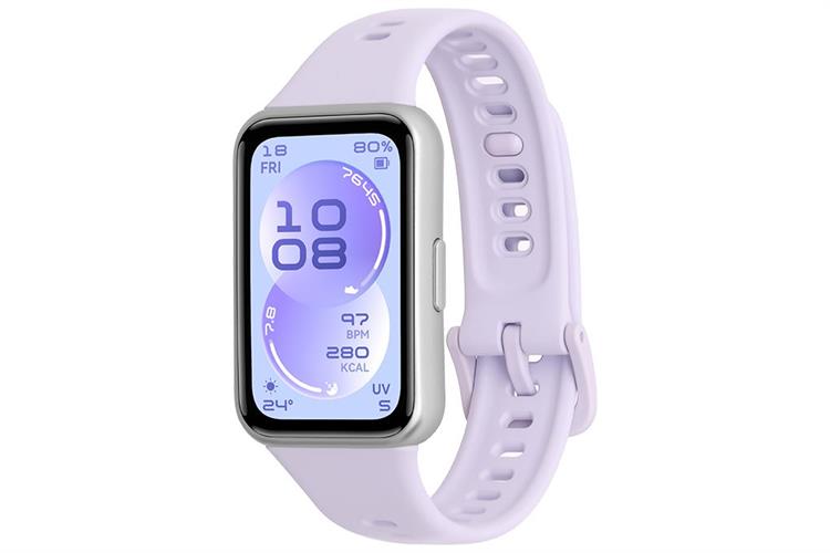 Vòng đeo tay thông minh Huawei Band 11 dây Fluor Màu Tím