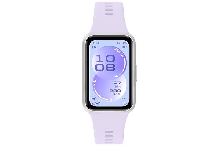 Vòng đeo tay thông minh Huawei Band 11 dây Fluor Màu Tím