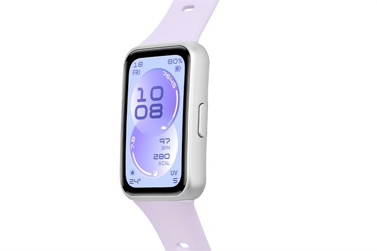 Vòng đeo tay thông minh Huawei Band 11 dây Fluor Màu Tím