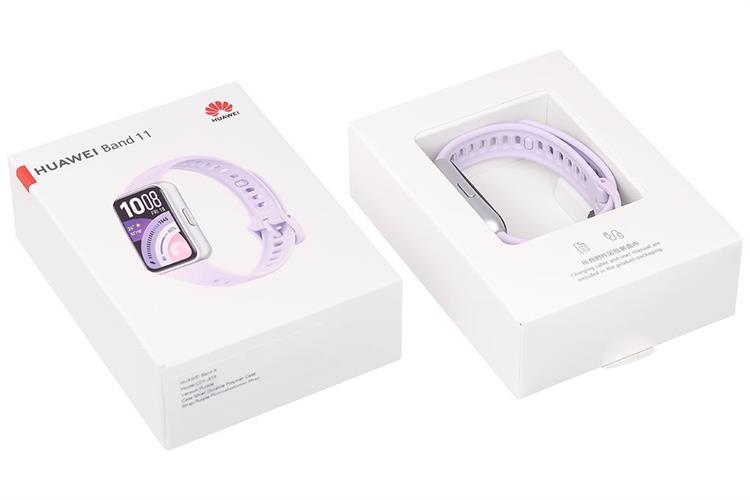 Vòng đeo tay thông minh Huawei Band 11 dây Fluor Màu Tím