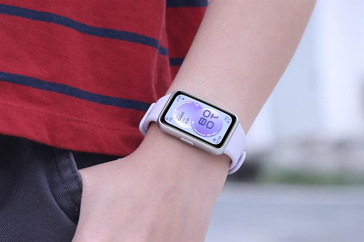 Vòng đeo tay thông minh Huawei Band 11 dây Fluor Màu Tím