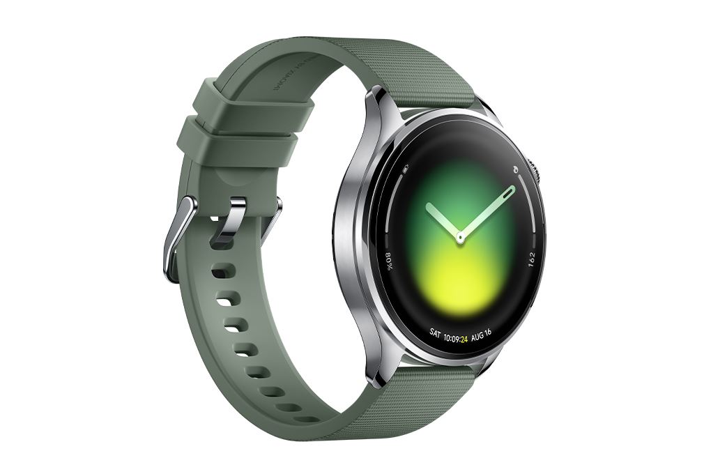 Xiaomi Watch 5 47 mm dây cao su Fluoro Màu Xanh lá