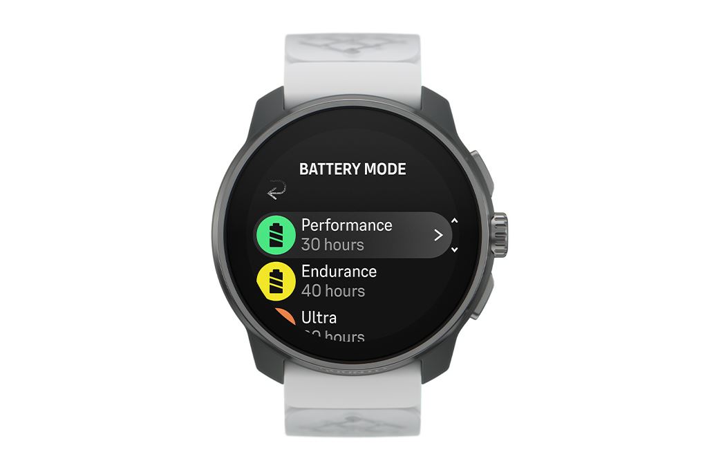 Suunto Race S Titanium 45mm dây silicone Màu Trắng