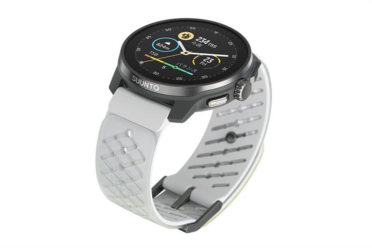 Suunto Race S Titanium 45mm dây silicone Màu Trắng