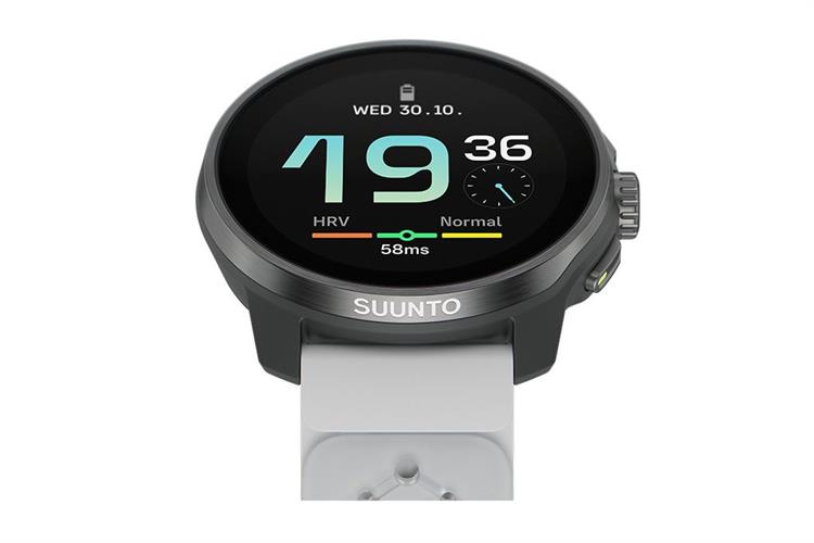 Suunto Race S Titanium 45mm dây silicone Màu Trắng
