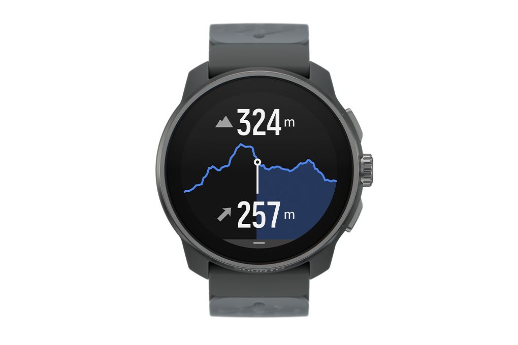 Suunto Race S Titanium 45mm dây silicone Màu Xám