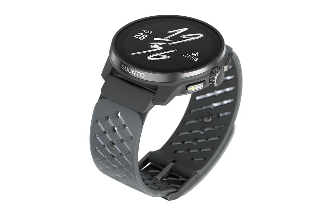 Suunto Race S Titanium 45mm dây silicone Màu Xám