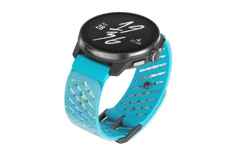 Suunto Race S Titanium Courtney 45mm dây silicone Màu Xanh Dương