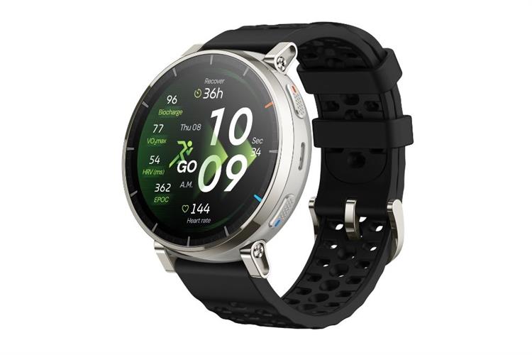 Amazfit Active 3 Premium 46mm dây silicone Màu Đen