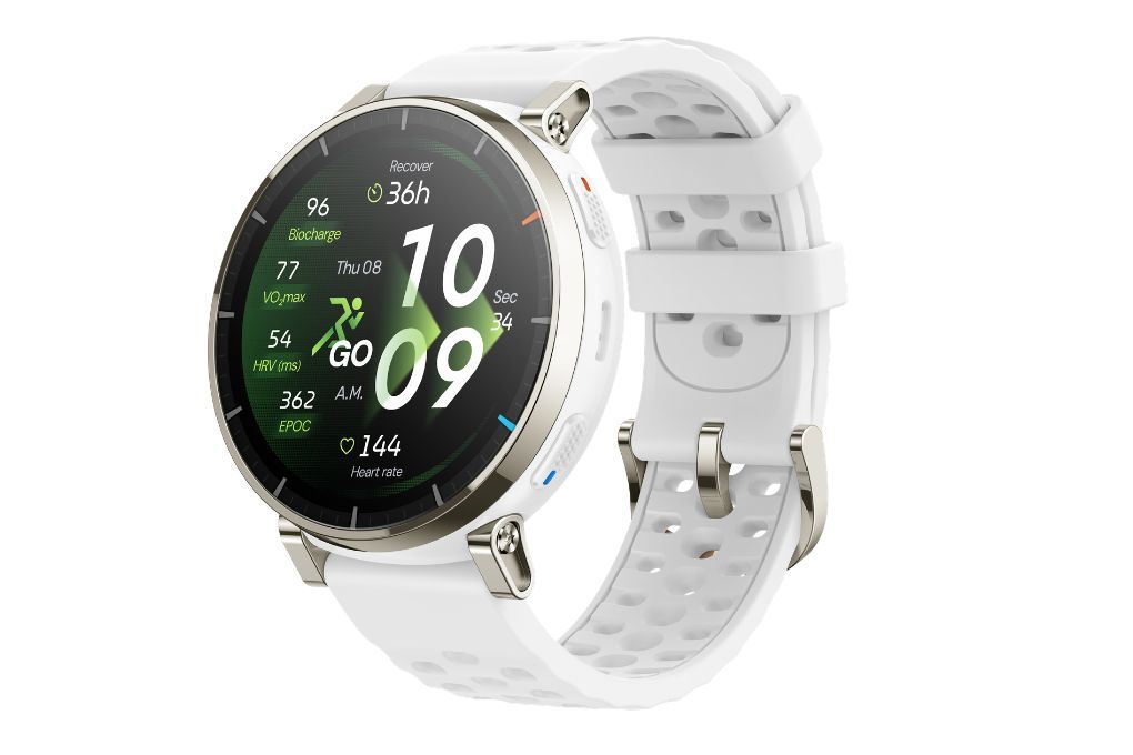 Amazfit Active 3 Premium 46mm dây silicone Màu Trắng