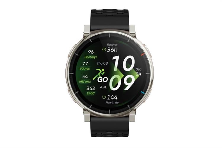 Amazfit Active 3 Premium 46mm dây silicone Màu Đen