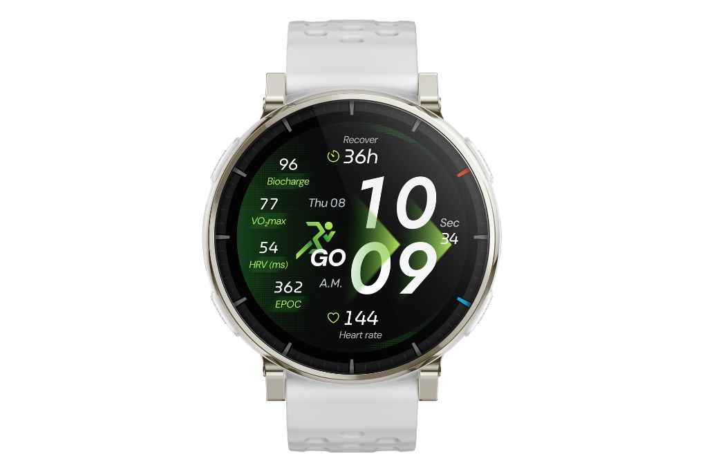 Amazfit Active 3 Premium 46mm dây silicone Màu Trắng