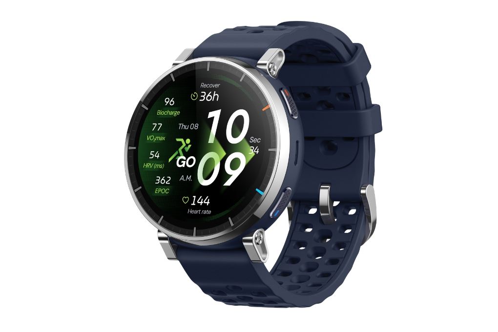 Amazfit Active 3 Premium 46mm dây silicone Màu Xanh