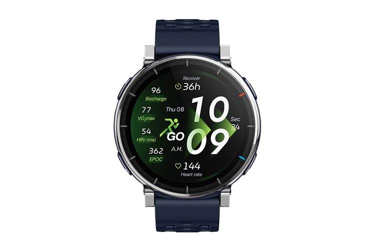 Amazfit Active 3 Premium 46mm dây silicone Màu Xanh