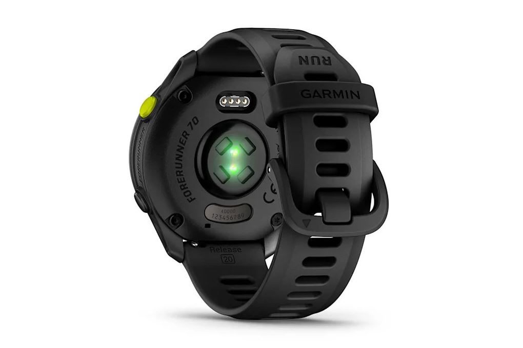 Garmin Forerunner 70 42.6mm dây silicone Màu Đen