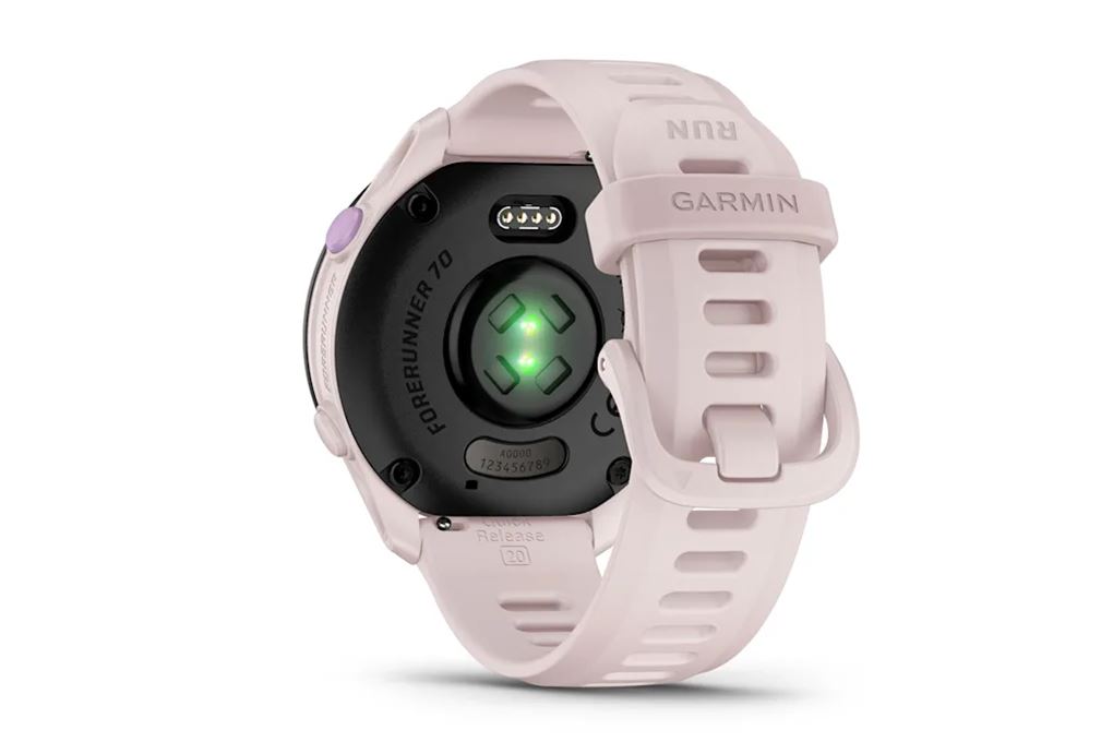 Garmin Forerunner 70 42.6mm dây silicone Màu Hồng nhạt