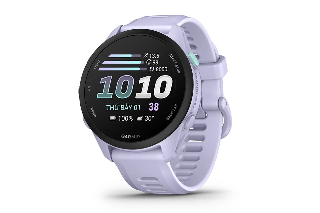 Garmin Forerunner 70 42.6mm dây silicone Màu Tím Lavender