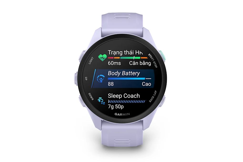 Garmin Forerunner 70 42.6mm dây silicone Màu Tím Lavender