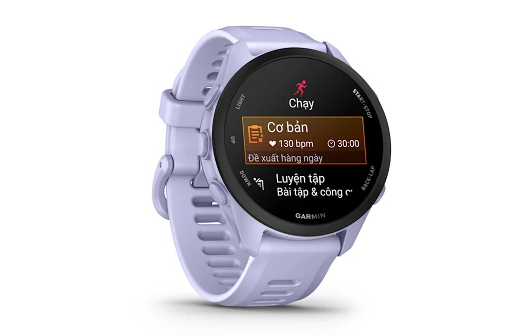 Garmin Forerunner 70 42.6mm dây silicone Màu Tím Lavender