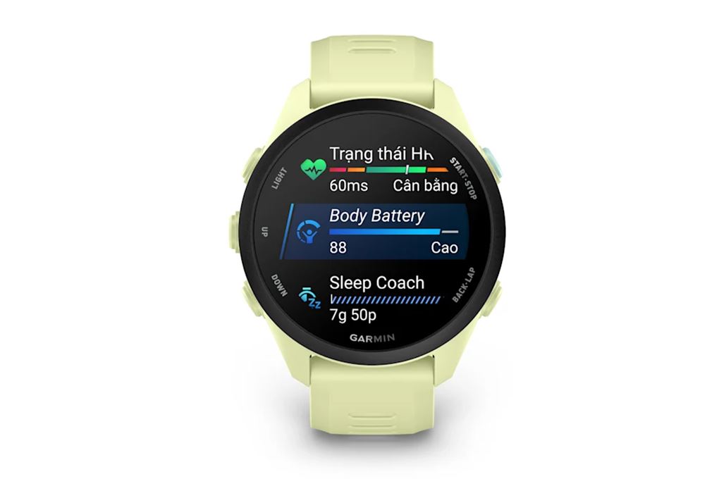 Garmin Forerunner 70 42.6mm dây silicone Màu Vàng