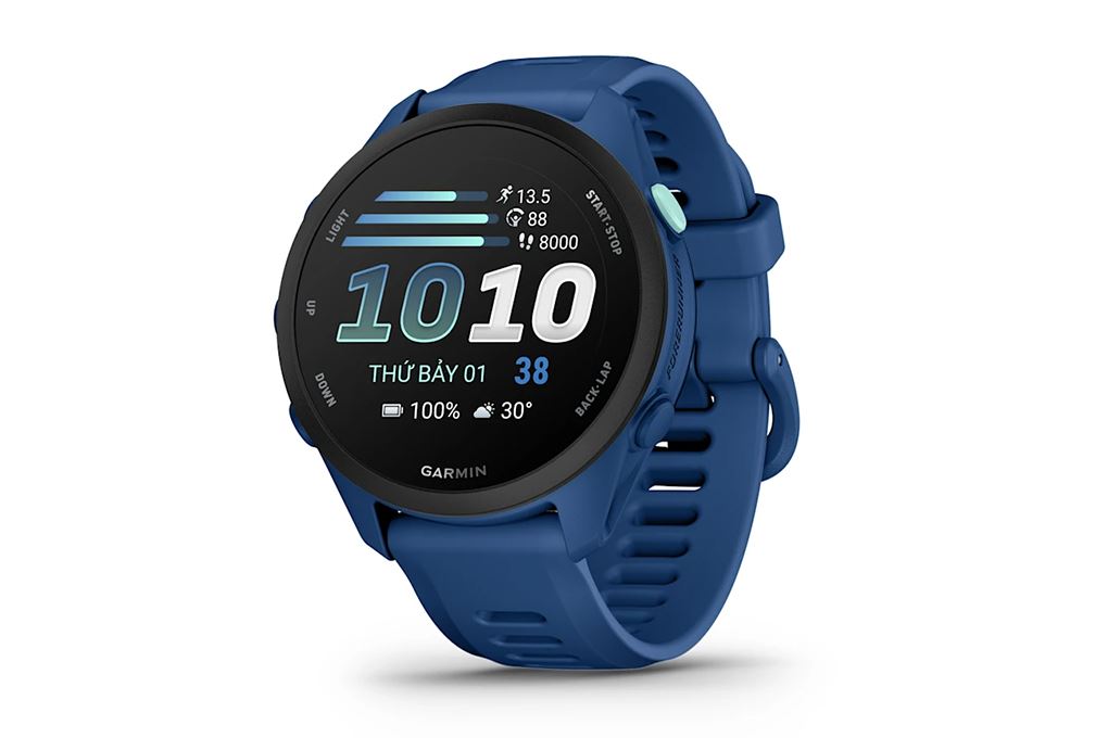 Garmin Forerunner 70 42.6mm dây silicone Màu Xanh dương đậm