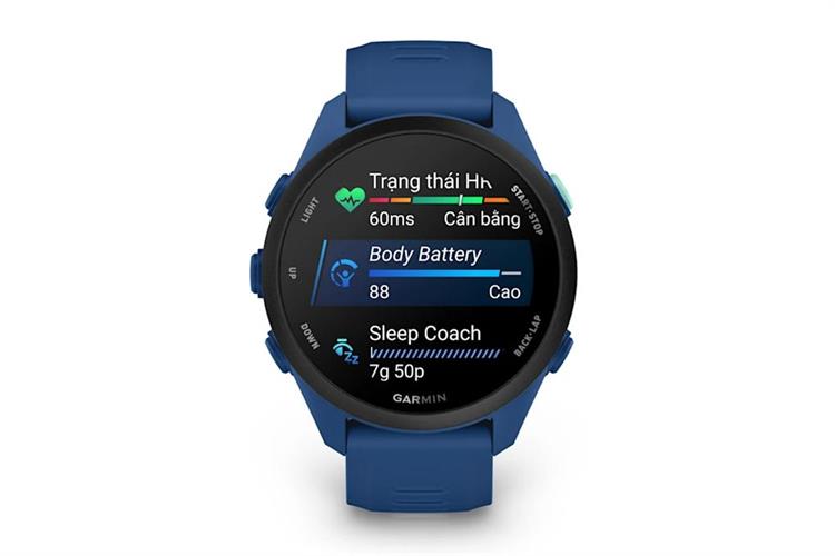 Garmin Forerunner 70 42.6mm dây silicone Màu Xanh dương đậm