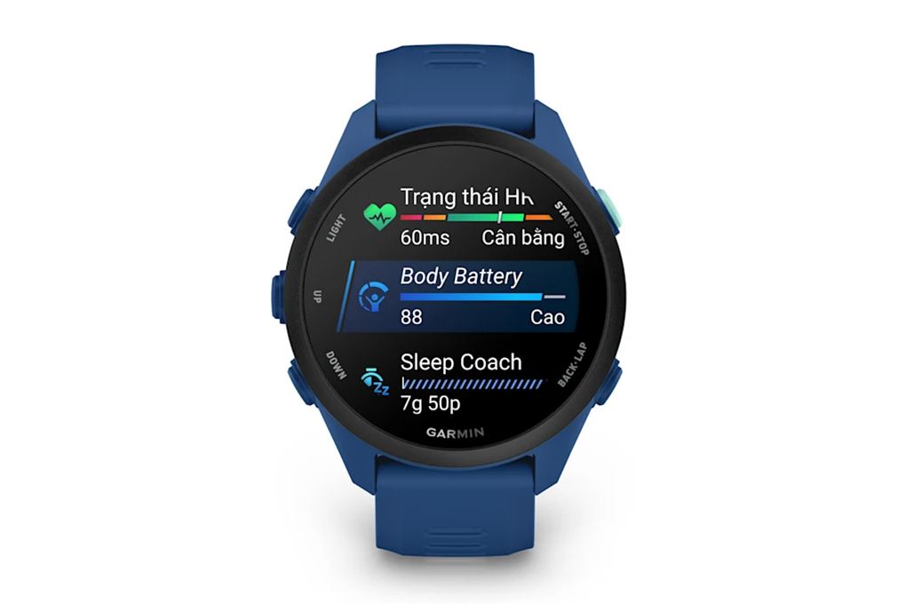 Garmin Forerunner 70 42.6mm dây silicone Màu Xanh dương đậm
