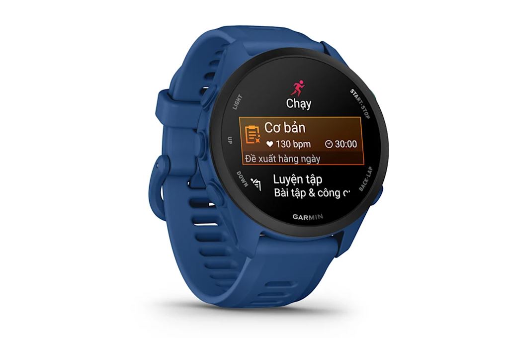Garmin Forerunner 70 42.6mm dây silicone Màu Xanh dương đậm